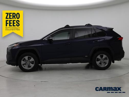 Blue 2024 Toyota RAV4 Hybrid XLE