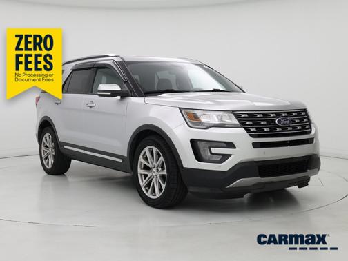 Silver 2017 Ford Explorer Limited