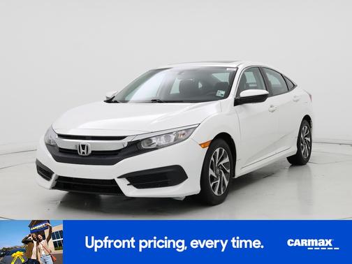 White 2016 Honda Civic EX