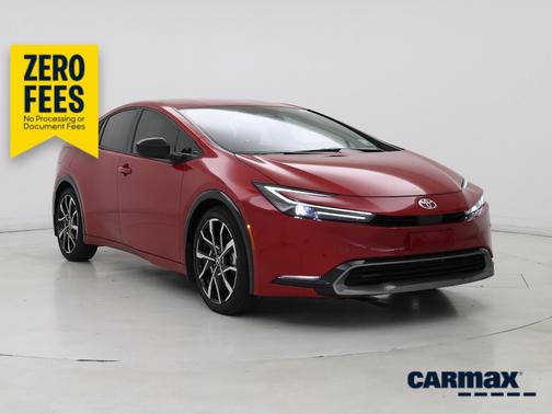Red 2025 Toyota Prius Plug-In Hybrid SE