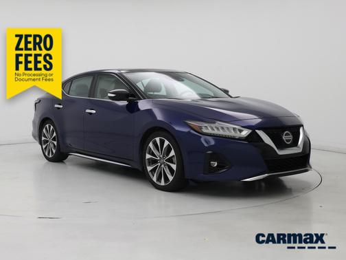 Blue 2021 Nissan Maxima Platinum