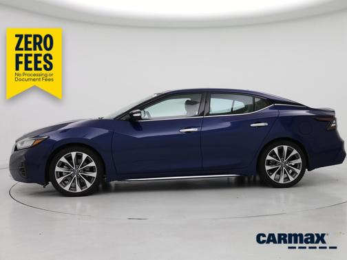 Blue 2021 Nissan Maxima Platinum