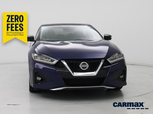 Blue 2021 Nissan Maxima Platinum