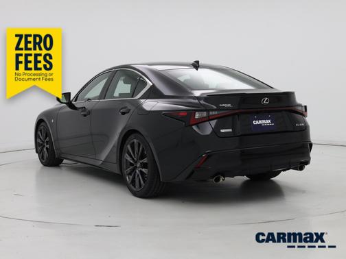 Black 2021 Lexus IS 350 F-Sport