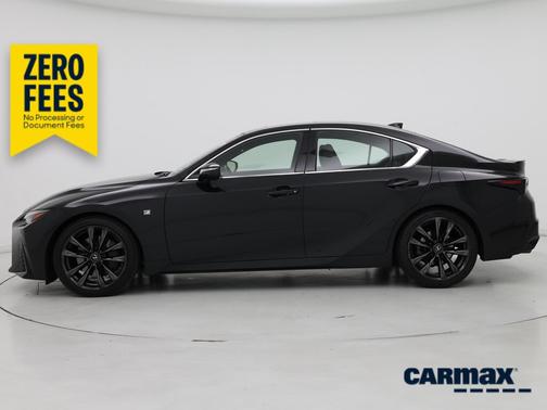 Black 2021 Lexus IS 350 F-Sport