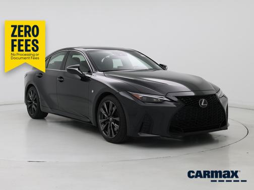 Black 2021 Lexus IS 350 F-Sport