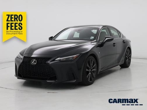 Black 2021 Lexus IS 350 F-Sport