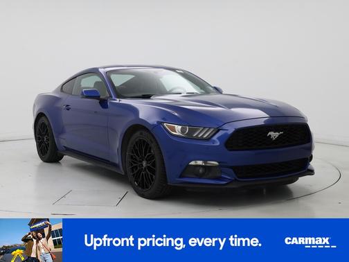 Blue 2017 Ford Mustang Ecoboost Premium