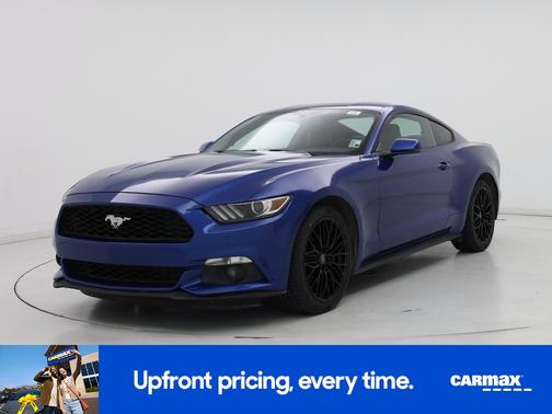 Blue 2017 Ford Mustang Ecoboost Premium