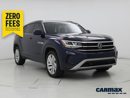 Blue 2020 Volkswagen Atlas Cross Sport SE