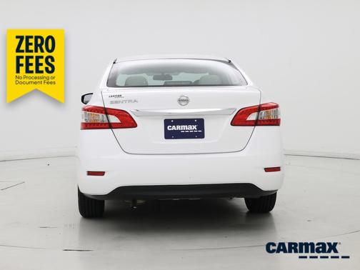 White 2015 Nissan Sentra S
