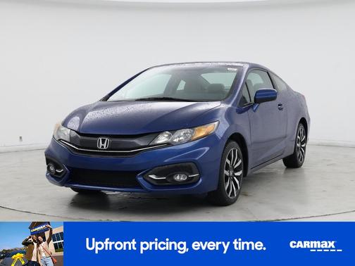 Blue 2015 Honda Civic EX-L