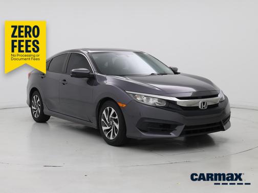 Gray 2018 Honda Civic EX