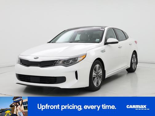 White 2017 Kia Optima Hybrid EX