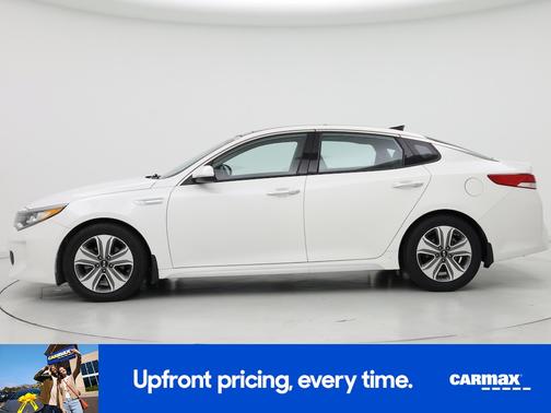 White 2017 Kia Optima Hybrid EX