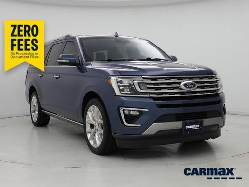 Blue 2019 Ford Expedition Max Limited