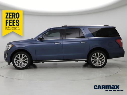 Blue 2019 Ford Expedition Max Limited