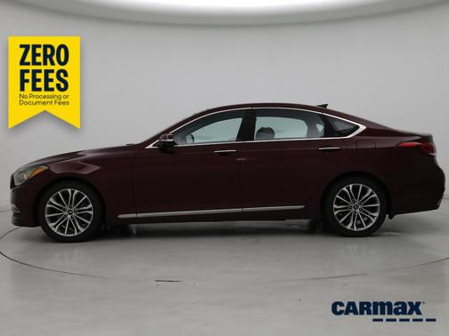 Burgundy 2017 Genesis G80