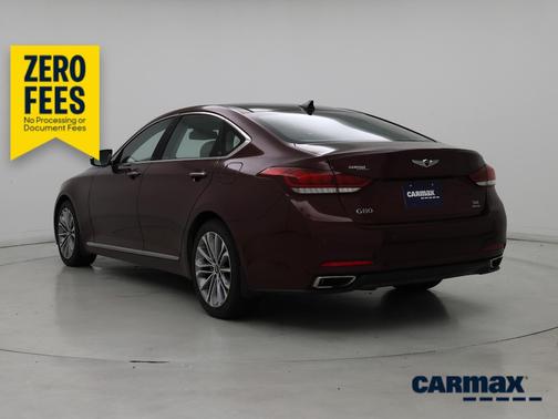 Burgundy 2017 Genesis G80