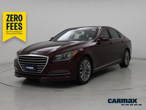 Burgundy 2017 Genesis G80