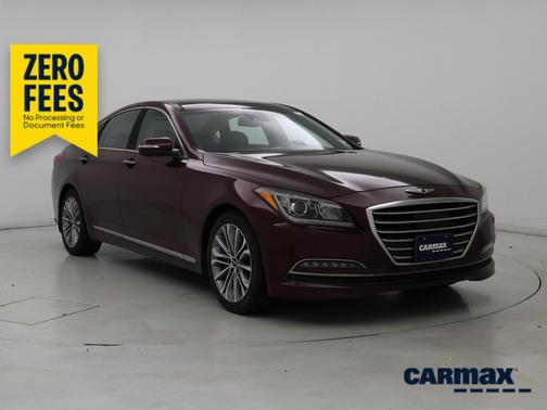 Burgundy 2017 Genesis G80