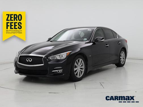 Black 2015 INFINITI Q50 Premium