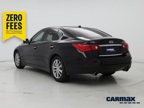 Black 2015 INFINITI Q50 Premium