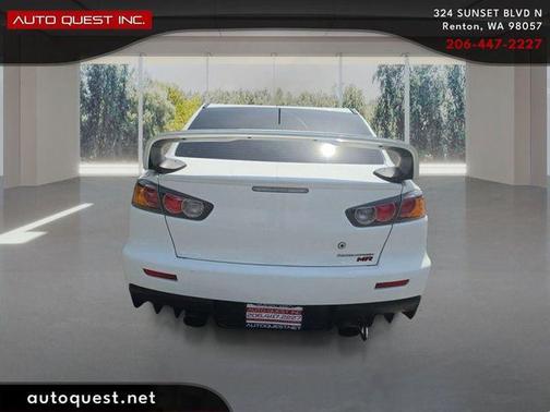 Wicked White 2014 Mitsubishi Lancer Evolution MR