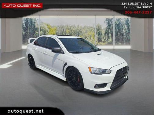 Wicked White 2014 Mitsubishi Lancer Evolution MR
