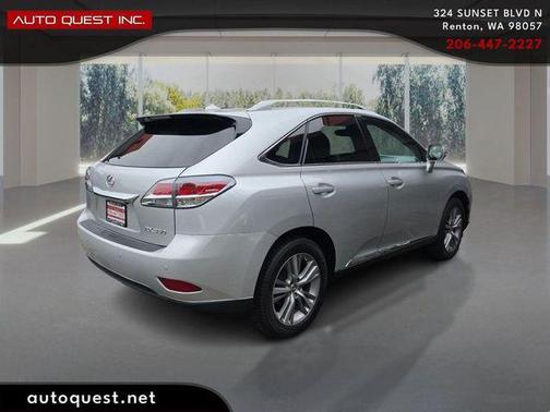 Silver Lining Metallic 2015 Lexus RX 350 Base