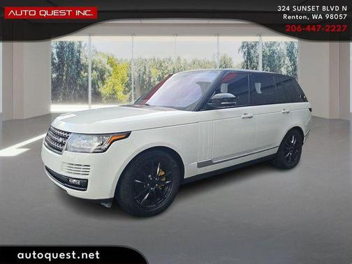 Fuji White 2016 Land Rover Range Rover 3.0L Turbocharged Diesel Td6