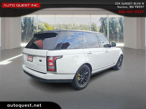 Fuji White 2016 Land Rover Range Rover 3.0L Turbocharged Diesel Td6