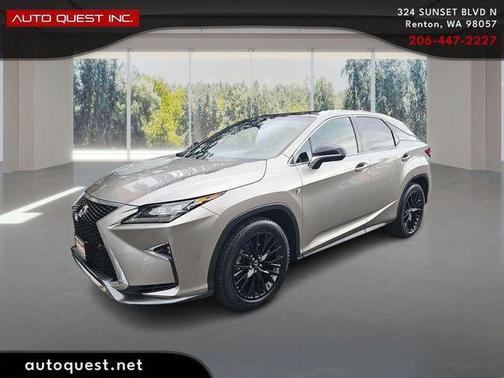 Silver 2017 Lexus RX 350 F Sport