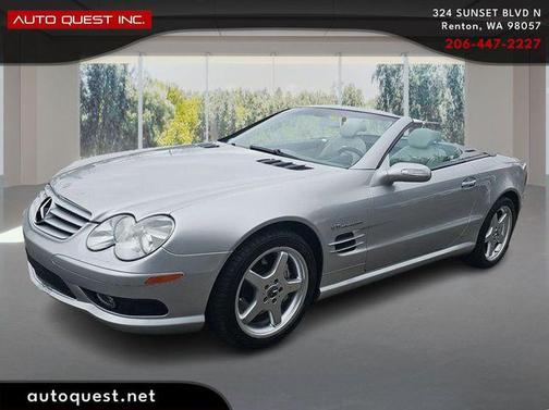 Silver 2004 Mercedes-Benz SL-Class SL 55 AMG