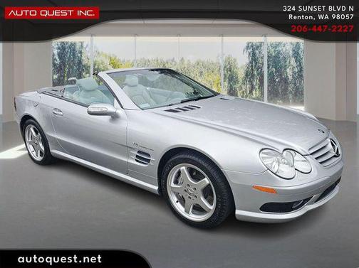 Silver 2004 Mercedes-Benz SL-Class SL 55 AMG