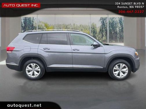 Platinum Gray Metallic 2018 Volkswagen Atlas 3.6L SEL