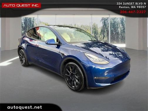 Deep Blue Metallic 2022 Tesla Model Y Long Range Dual Motor All-Wheel Drive