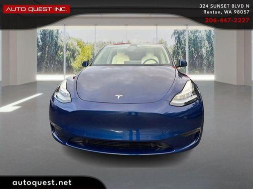 Deep Blue Metallic 2022 Tesla Model Y Long Range Dual Motor All-Wheel Drive