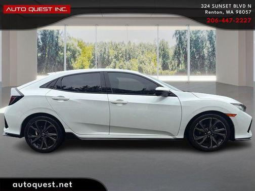 White Orchid Pearl 2019 Honda Civic Sport