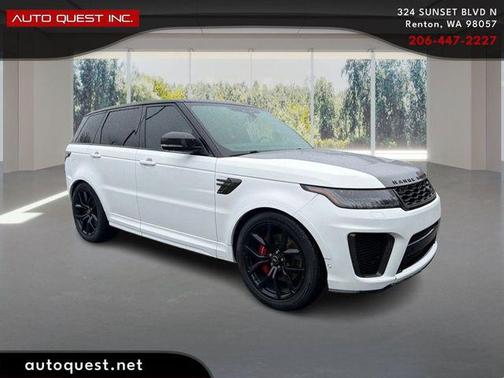White 2022 Land Rover Range Rover Sport SVR