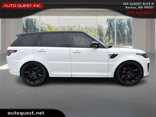 White 2022 Land Rover Range Rover Sport SVR