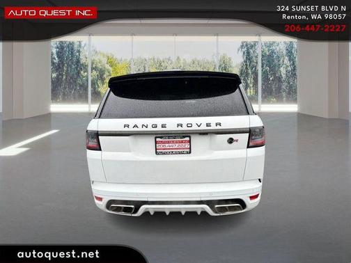 White 2022 Land Rover Range Rover Sport SVR