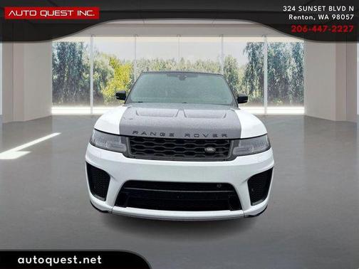 White 2022 Land Rover Range Rover Sport SVR
