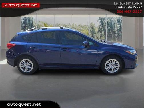 Lapis Blue Pearl 2017 Subaru Impreza 2.0i Premium