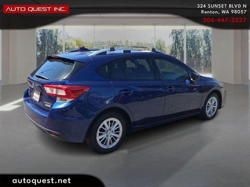 Lapis Blue Pearl 2017 Subaru Impreza 2.0i Premium