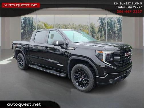 Onyx Black 2024 GMC Sierra 1500 Elevation