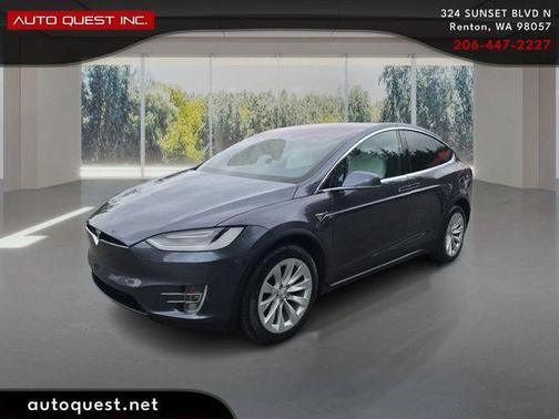 Solid Black 2021 Tesla Model X Long Range Dual Motor All-Wheel Drive