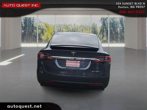 Solid Black 2021 Tesla Model X Long Range Dual Motor All-Wheel Drive