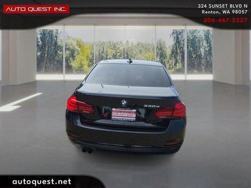 Black Sapphire Metallic 2018 BMW 330e iPerformance