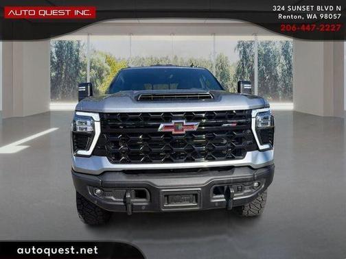 Sterling Gray Metallic 2025 Chevrolet Silverado 2500 4WD Crew Cab Standard Bed ZR2